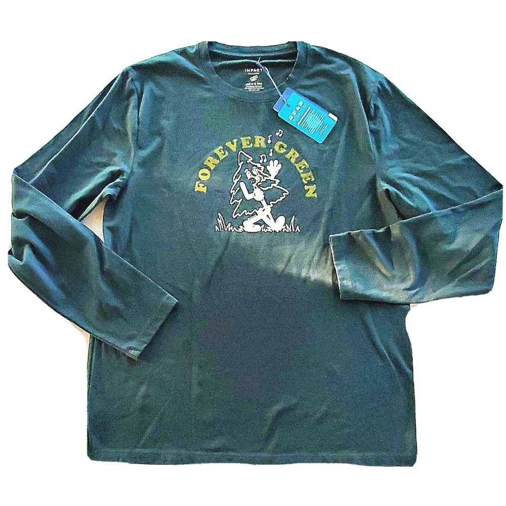 NWT United By Blue Impact Collection Men's Medium Long S T-shirt "Forever Green"